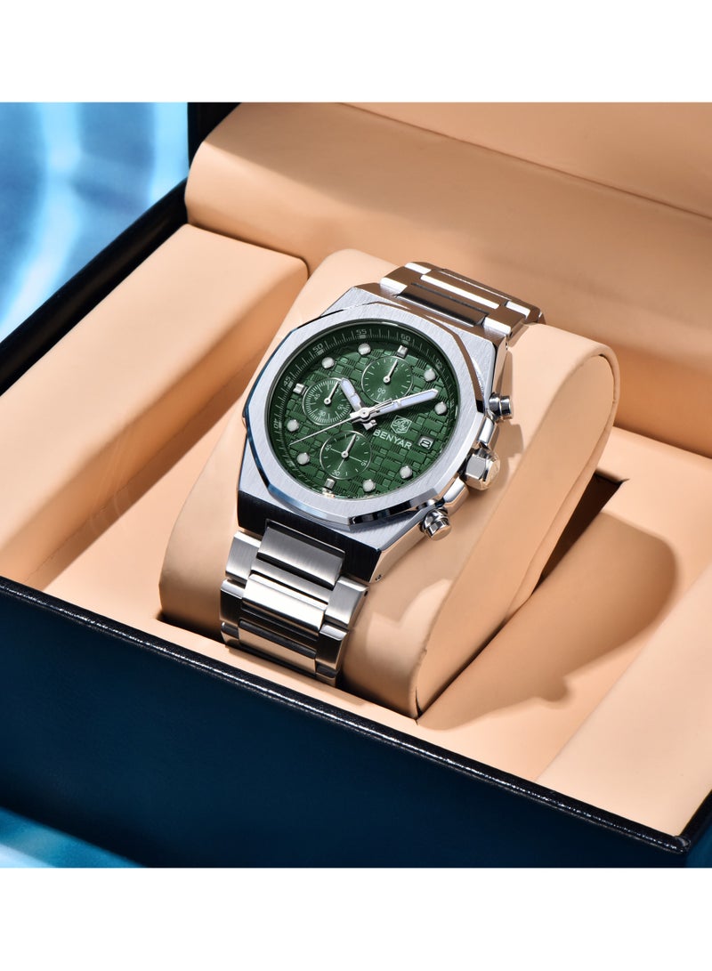 بينيار ساعات رجاليه  كوارتز ضد الماء - Image 3