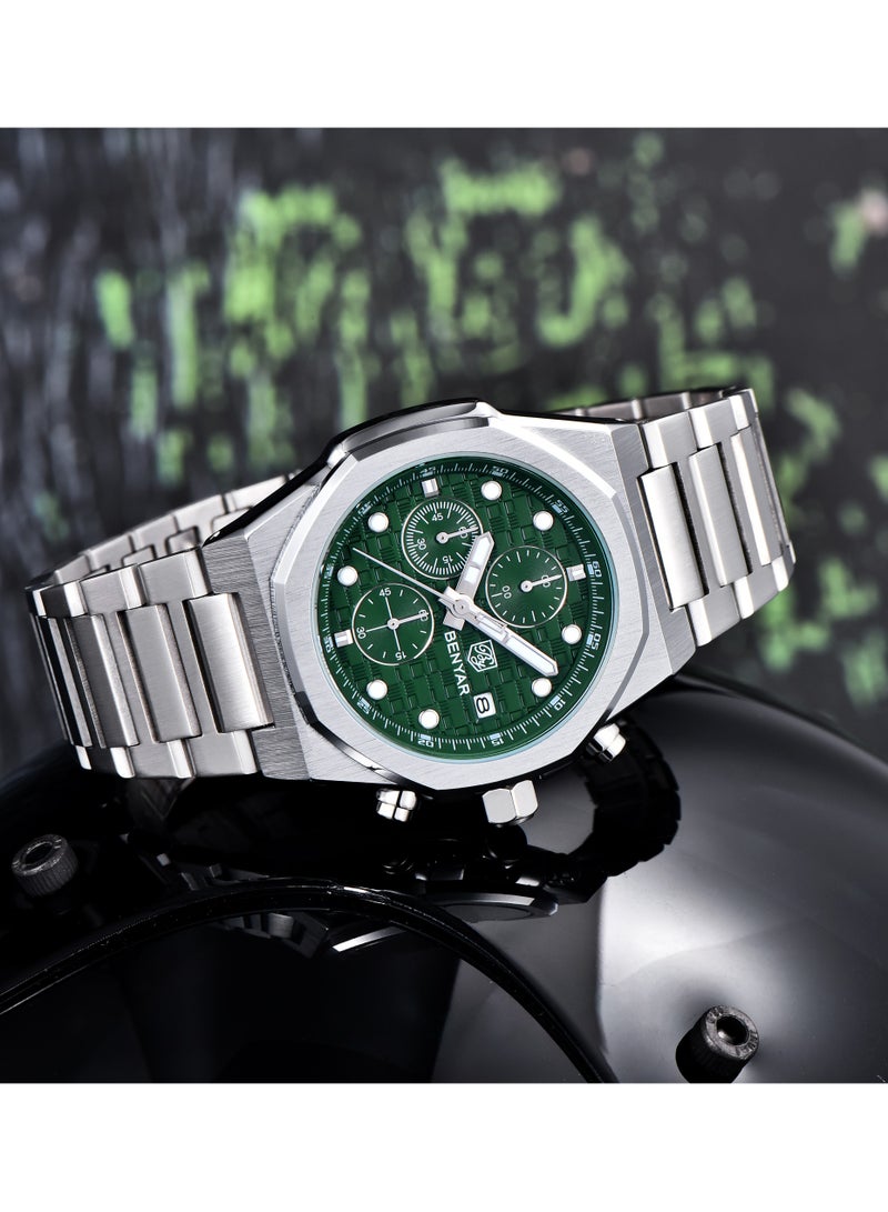 بينيار ساعات رجاليه  كوارتز ضد الماء - Image 4