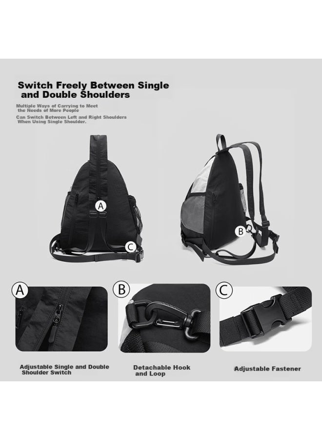 Golf Chest Bag Men'S Crossbody Bag Men And Women Single Shoulder Bag Ipad Bag Waterproof Riding Sports Archery Bag Travel Backpack - Image 3