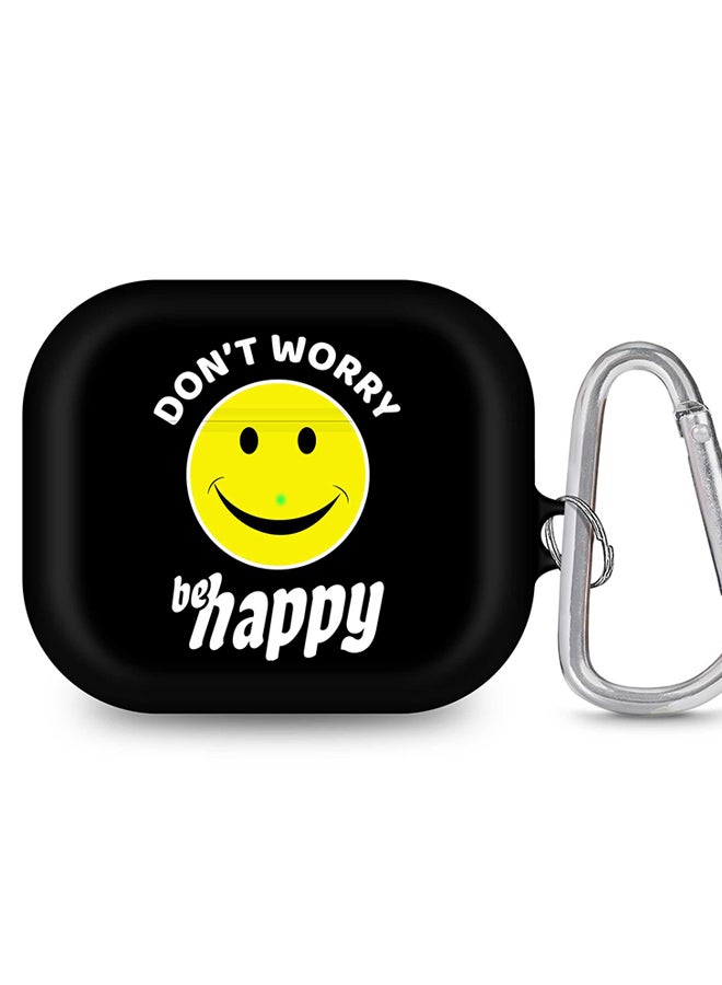 Stylizedd StylePods Case for Airpods 3rd Gen Case With Anti-Lost Keychain - Don't worry be happy - Image 1