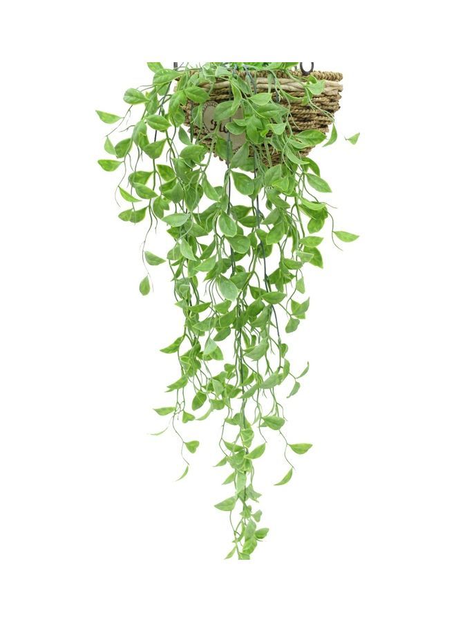 NIBEMINENT Artificial Hanging Leaves Green 