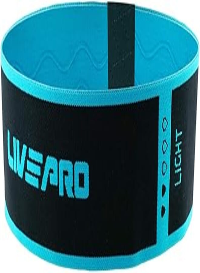 Livepro LP8414-L Shot Hip Circle Band, Blue/Black