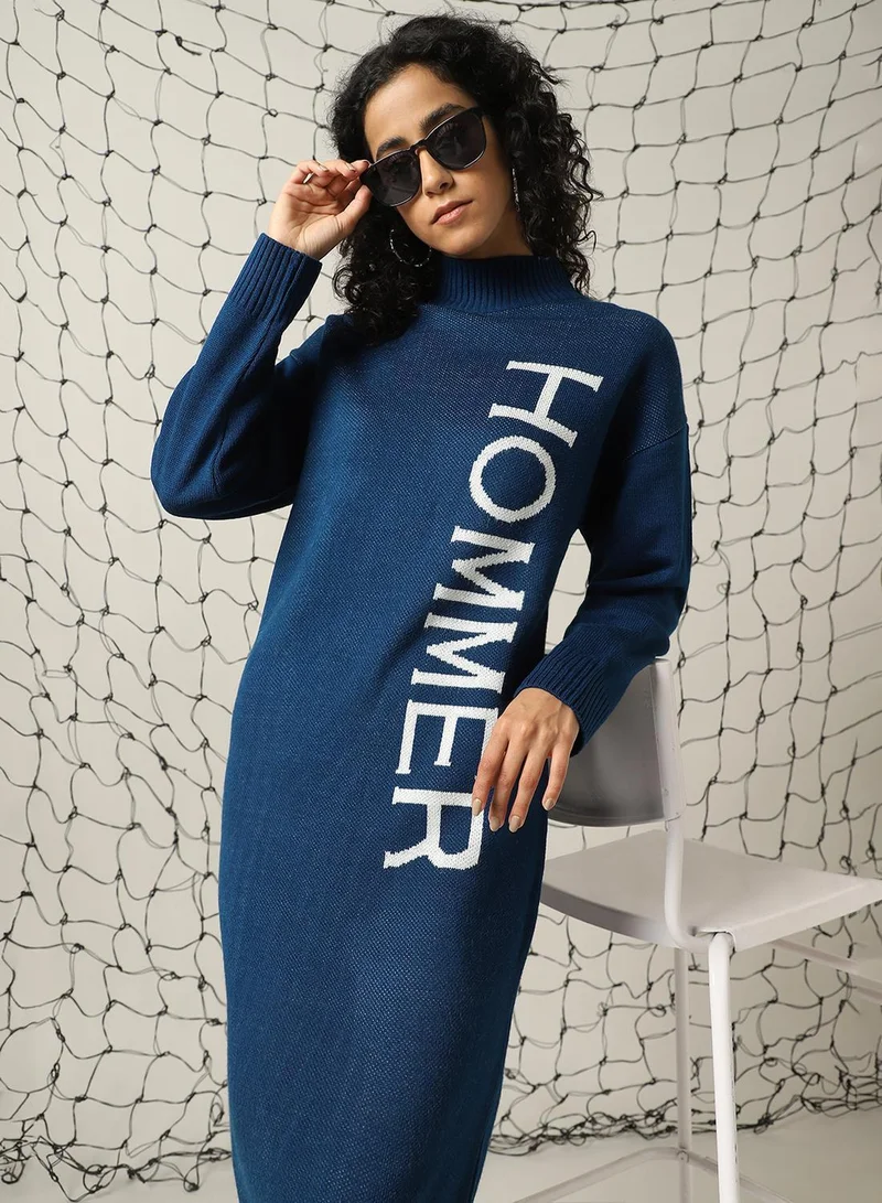 هوبرهولمي فستان سويتر بحروف