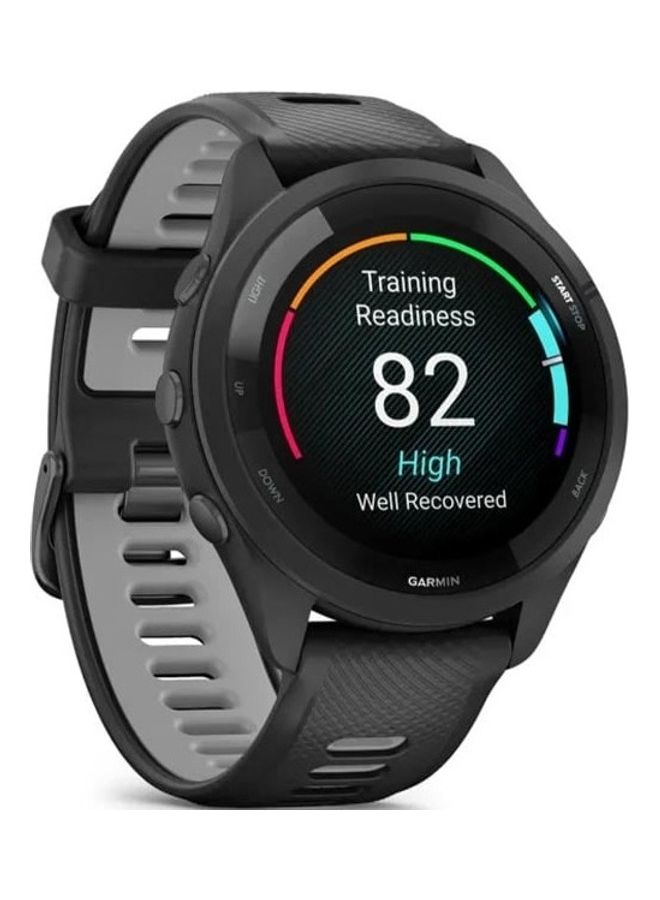 GARMIN Forerunner 265 - 46MM - Up To 20 Hours Battery Life In GPS Mode - 1.3"inch Amoled Display, Scratch Resistant, Corning® Gorilla® Glass 3, Heart Rate Monitor, Stress Tracking, Save Music On Device, Advanced GPS and Running Features, Advanced Training Metrics and Recovery Insights, iOS and Android Compatible Black - Image 3