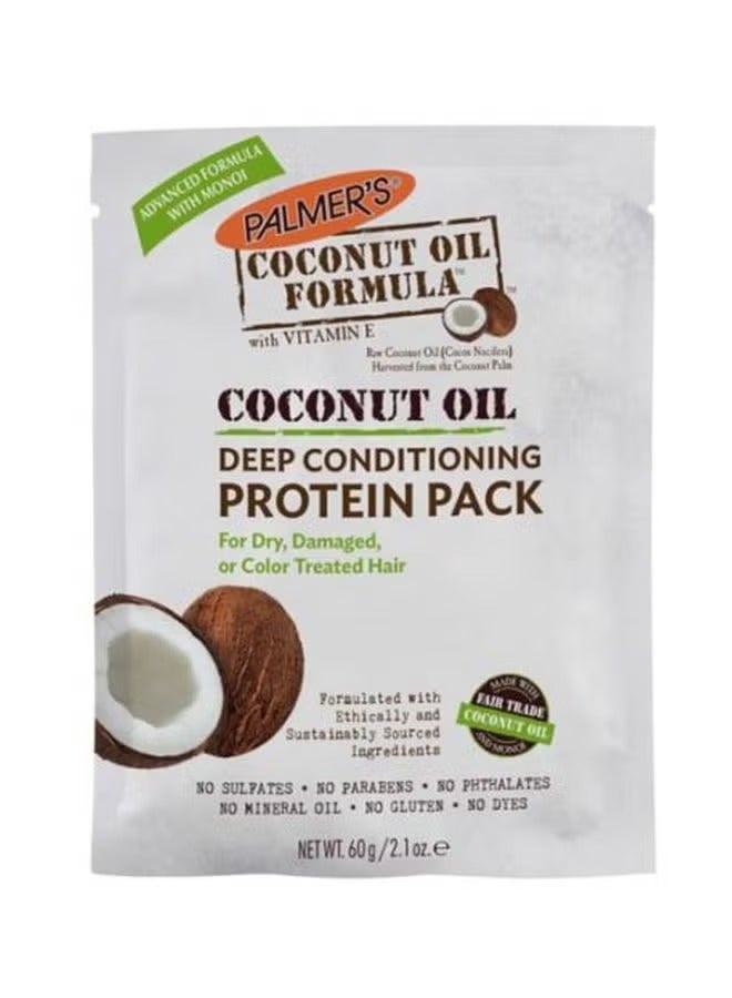 Coconut Oil Deep Conditioning Protein Pack 60grams