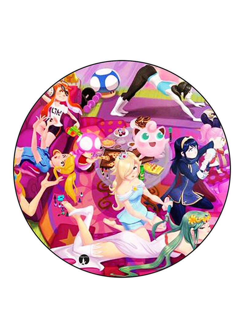 The Video Game Super Smash Bros Printed Mouse Pad Multicolour