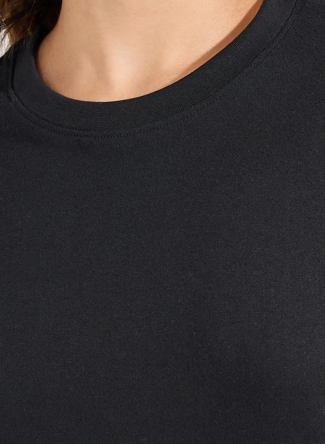 Styli Longline Oversized T-Shirt & Wide Leg Joggers Co-Ords