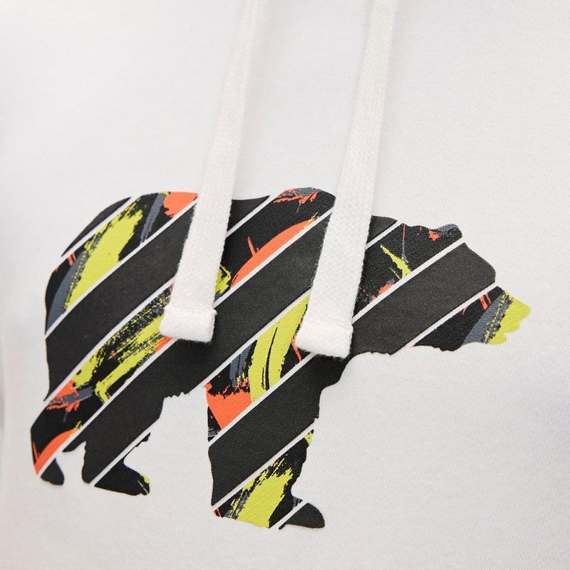 Bad Bear 24.02.12.024 Mono Hoodie Sweatshirt White  - Image 4