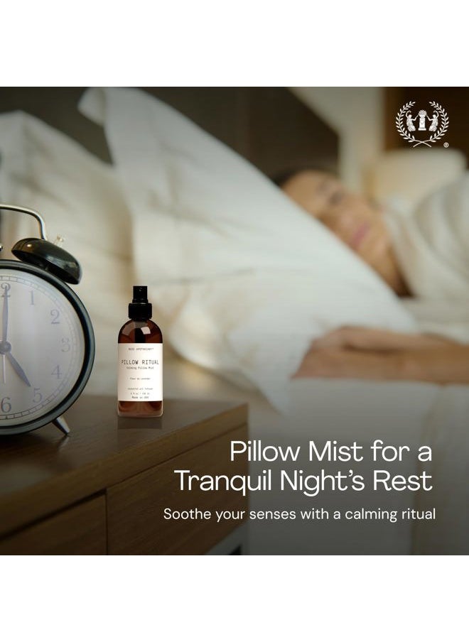 Muse Apothecary Pillow Ritual - Aromatic, Calming and Relaxing Pillow Mist, Linen and Fabric Spray - Infused with Natural Aromatherapy Essential Oils - 8 oz, Fleur du Lavender  - Image 3