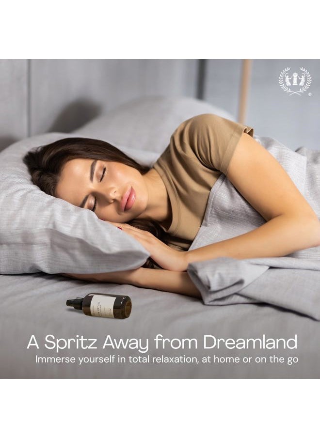 Muse Apothecary Pillow Ritual - Aromatic, Calming and Relaxing Pillow Mist, Linen and Fabric Spray - Infused with Natural Aromatherapy Essential Oils - 8 oz, Fleur du Lavender  - Image 2