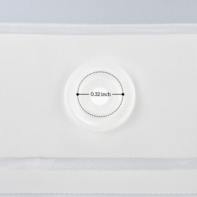 River Dream Waterproof PEVA Snap-in Shower Curtain Liner Replacement: No Hook Shower Curtain Liner Removable to Attach and Snap On/Off, Frost, 70x54 - Image 3