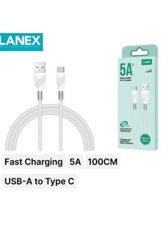 LANEX LS29C TYPE-C 5A FAST CHARGING CABLE 1M - WHITE - pzsku/Z2522368B8BE2B91D6E18Z/45/_/1739137228/0587f25c-bf30-48b1-82bf-9f178b5412bf