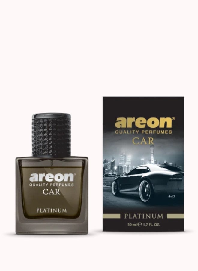 برفيوم معطر جو للسيارة مع كارت 50 مل برائحة بلاتنيوم من اريون