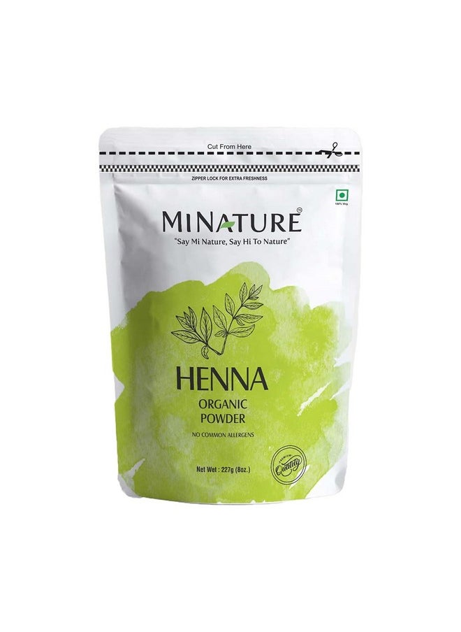 mi nature - Henna Powder Pure Natural Henna Powder (Lawsonia Inermis) ;227Gm ; - Image 1