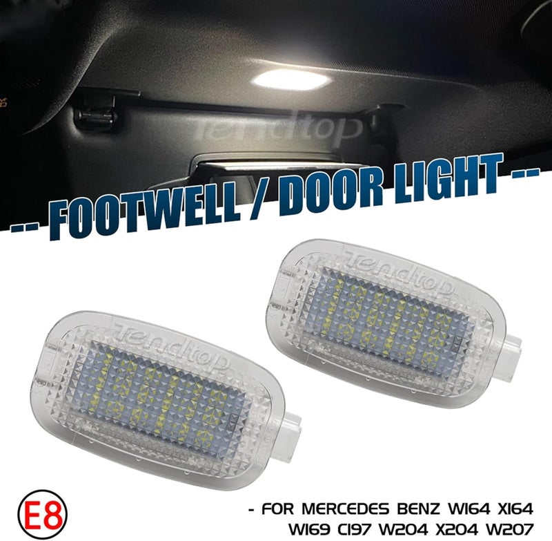 Wivplex LED Footwell Under Door Lights for Benz - Image 3