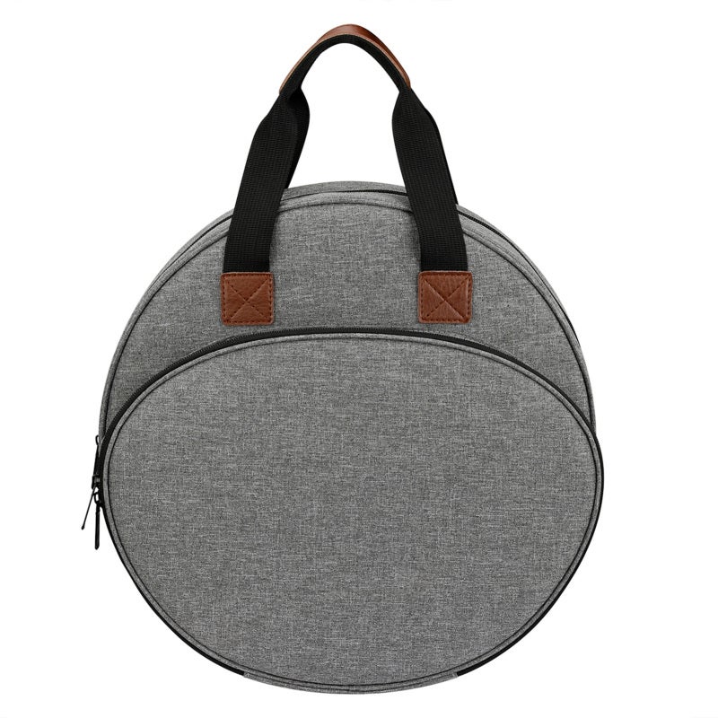 Portable Embroidery Storage Bag: Grey Fine Oxford Cloth, Large-capacity Multi-grid Storage - Easy To Clean Portable Embroidery Bag For Embroidery And Cross-stitch Projects - Image 2