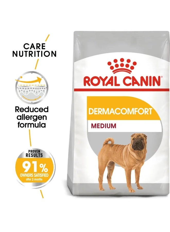 Royal Canin Canine Care Nutrition Medium Dermacomfort Dry Food Bag 3 Kg - Image 5