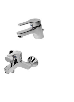Ideal Standard Ideal Standard 2 Piece Slim Line Mixer Set - Silver 