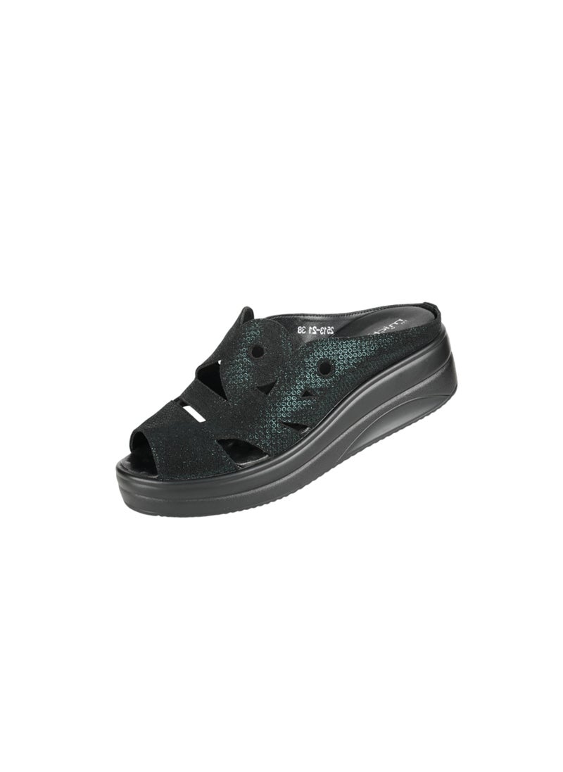 Michelle Morgan 092-2868 Michelle Morgan Ladies Casual Sandals 2513-21 Green  - Image 1