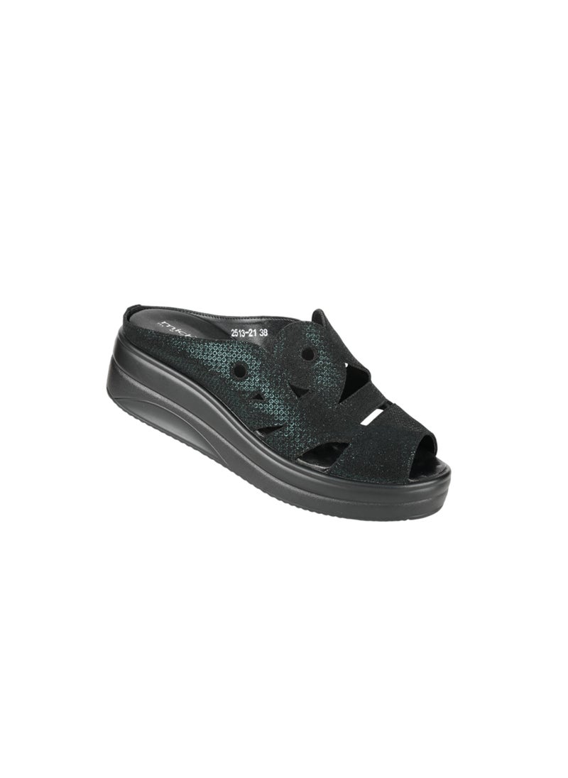 Michelle Morgan 092-2868 Michelle Morgan Ladies Casual Sandals 2513-21 Green  - Image 2