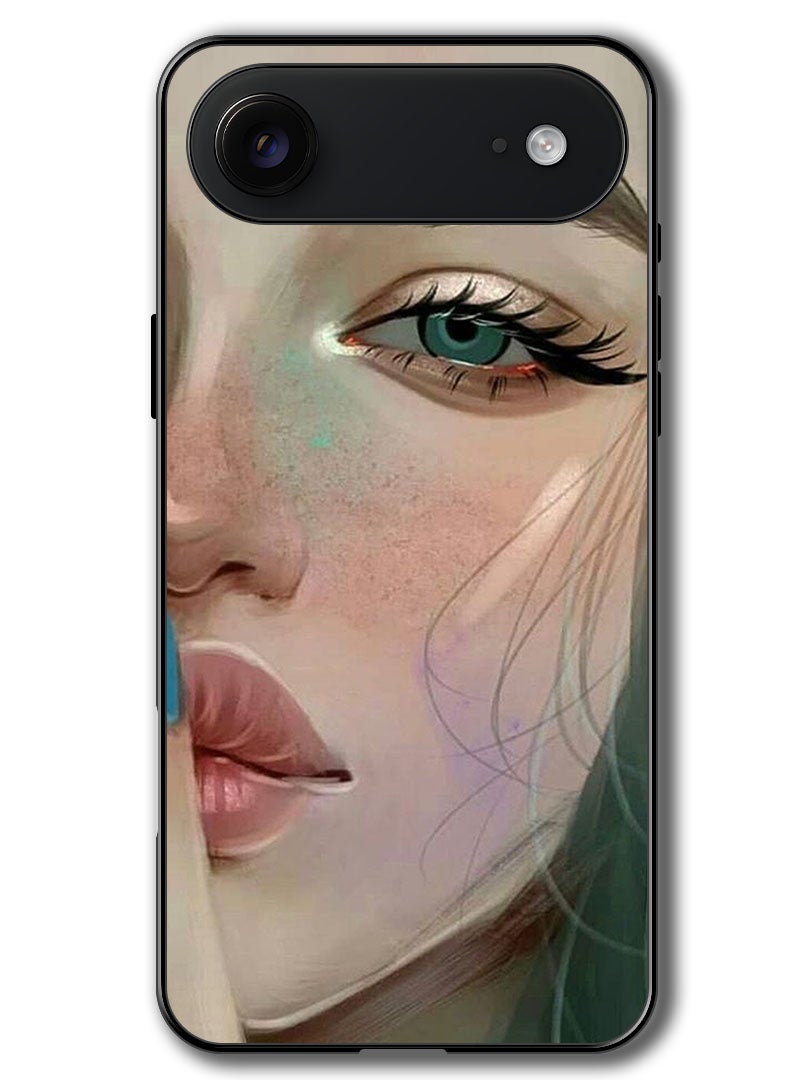 Theodor Case Compatible with Apple iPhone 17 Air 6.5 Inch Protection Shockproof Bumper Cover Shhh She Is Sad - Image 1