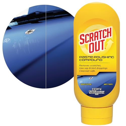 Formula 1 Scratch Out Paste - Car Scratch Remover and Polishing Compound for Moderate Scratches and Surface Correction (8 oz.) - Image 1