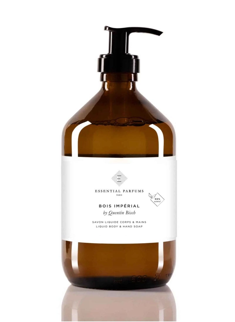 ESSENTIAL PARFUMS PARIS - BOIS IMPERIAL BODY & HAND SOAP 500ML - Image 1