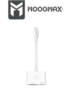موجماكس محول توصيلة كيبل HD الى ايفون أصلي بمنفذ HDMI و منفذ لايتنينج (ايفون) lightning لشحن الهاتف اثناء التوصيل.  - Image 4