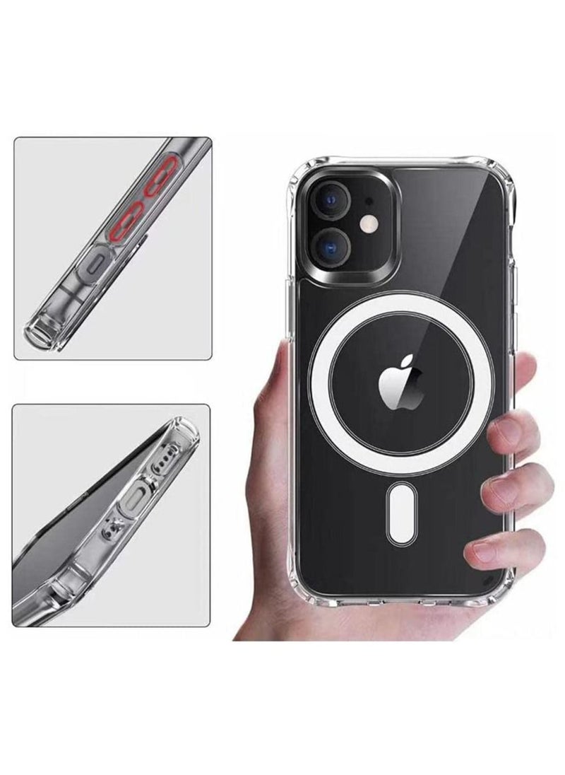 Generic - IPhone 12 Pro Max (6.7 inch) MagSafe Magnetic Cover - Transparent - Image 1