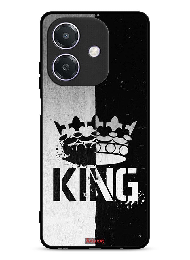 Tolwak Oppo A3 5G Protective Case Cover King Vintage - Image 1