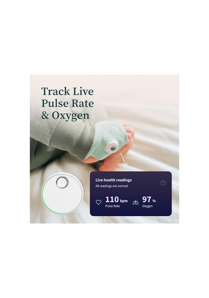 Owlet Dream Duo Gen 1 Smart Baby Monitor FDACleared Dream Sock plus Owlet Cam 2 Tracks Notifies for Pulse Rate Oxygen while viewing Baby in 1080p HD WiFi Video - Image 3