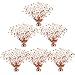 CraftyDream 6 Pcs 40th Rose Gold Birthday Decorations for Table Centerpieces Star and Number 40 Metallic Gleam Foil Spray Centerpieces for women 40th Birthday Anniversary Party Decorations - Image 2