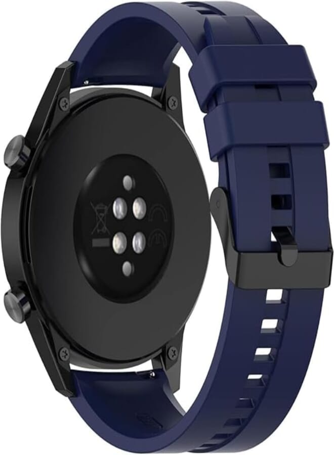 G-Power Silicone Replacement Wrist Band Strap With Elegant Simple Design And High Elasticity Specially For Samsung Galaxy Smart Watches 22 Mm - Navy 