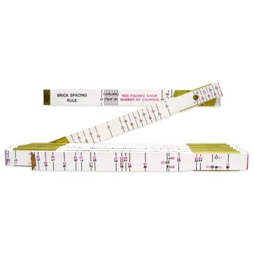 Lufkin قانون خشبي من كريسنت لوفكين 5/8" × 6' بلون الطوب الأحمر - T636N - Image 1