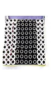 Generic Surya Moon Thread Black & White 150 Mtr (50 + 50 Pack Of 100) - Polyester, 500 G  - Image 1