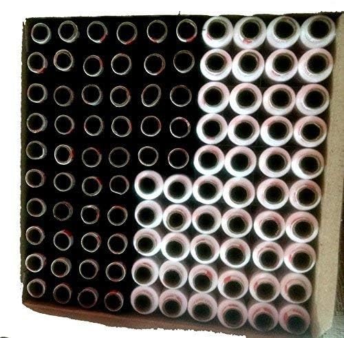 Generic Surya Moon Thread Black & White 150 Mtr (50 + 50 Pack Of 100) - Polyester, 500 G  - Image 2