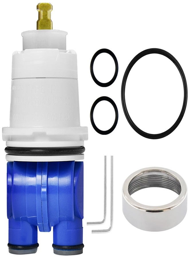 Ahenbal RP19804 Shower Cartridge Compatible with Delta 1300/1400 Series, Shower Faucet Parts Replacement Pressure Balance Cartridge for Delta Monitor Valves 1993-2007（Include RP22734 Bonnet Nut） - Image 1