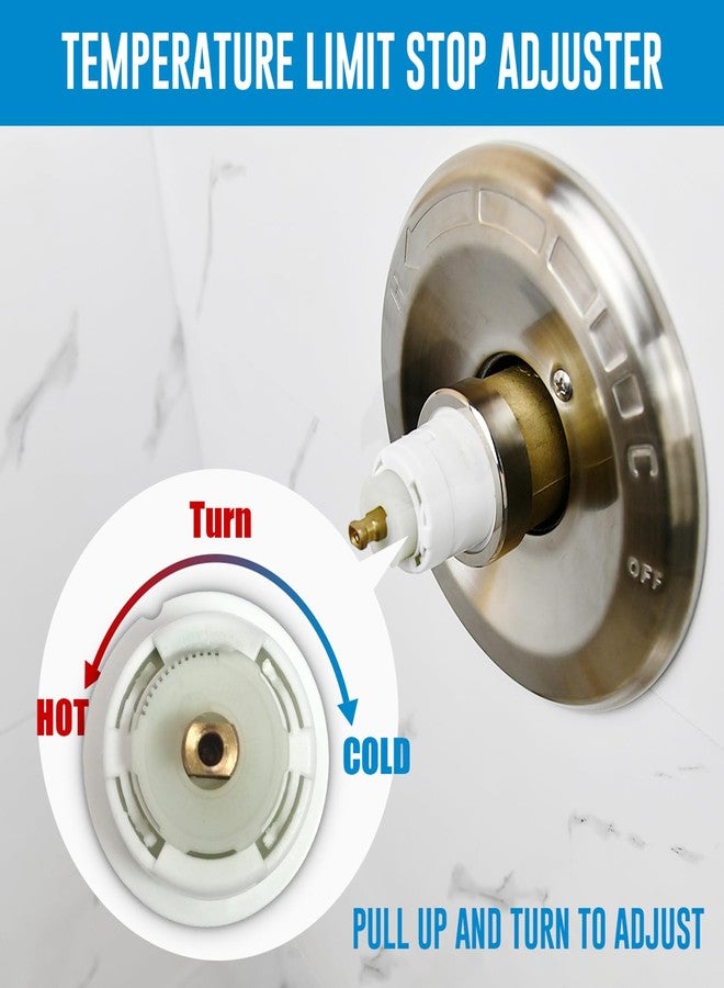 Ahenbal RP19804 Shower Cartridge Compatible with Delta 1300/1400 Series, Shower Faucet Parts Replacement Pressure Balance Cartridge for Delta Monitor Valves 1993-2007（Include RP22734 Bonnet Nut） - Image 5