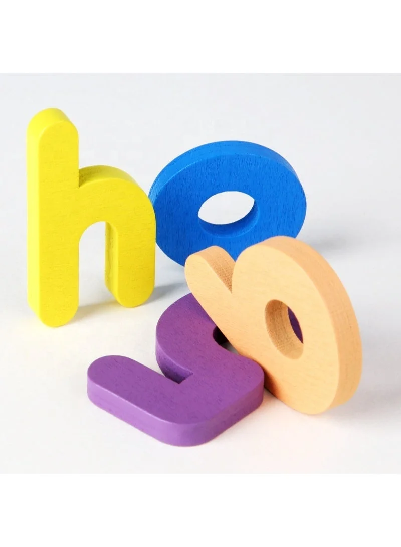 Thugfit Montessori Wooden Toys Spelling Words Game Alphabet Numbers 3-In-1 Teaching and   Children   Early Education Toys