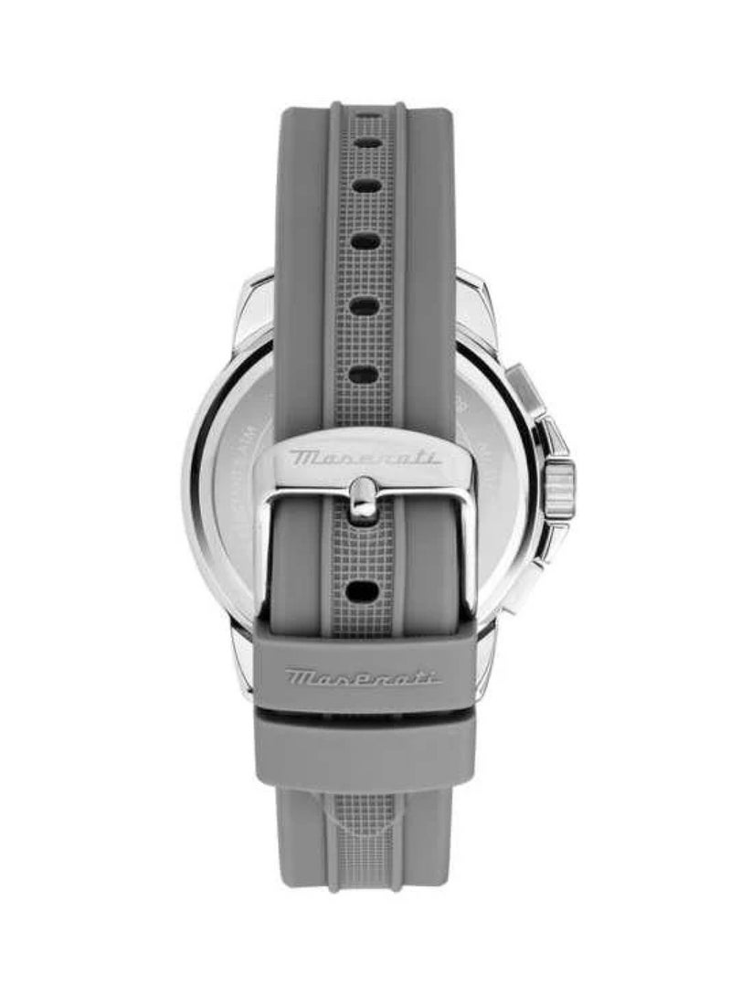 Maserati ساعة سيليكون رمادية للرجال Successo R8871621043 - 43 مم - Image 4