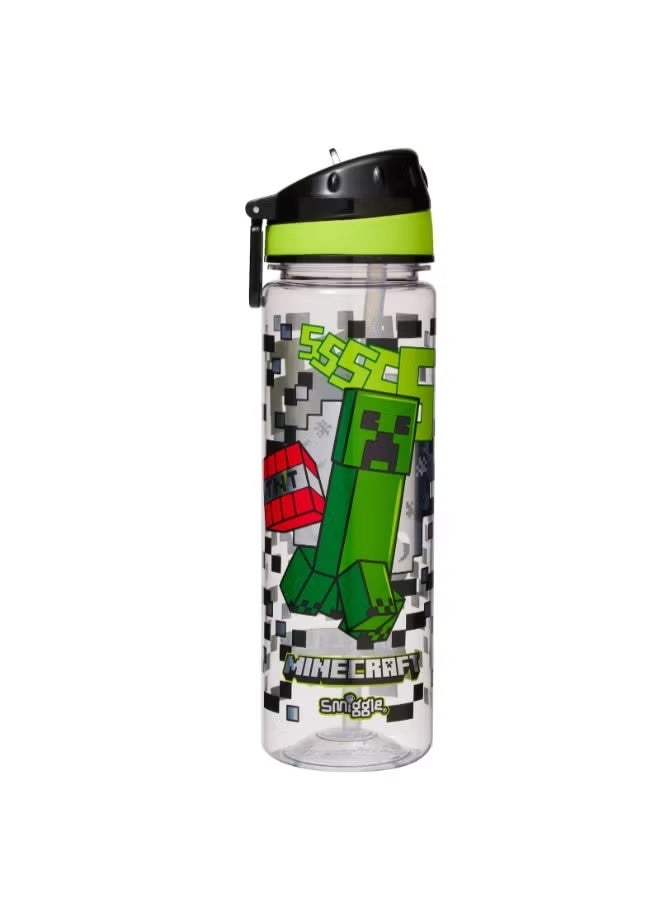 Smiggle collaborates with Minecraft to create a 650ML straw water bottle, a large-capacity, leak-proof, portable water bottle for children. - Image 3