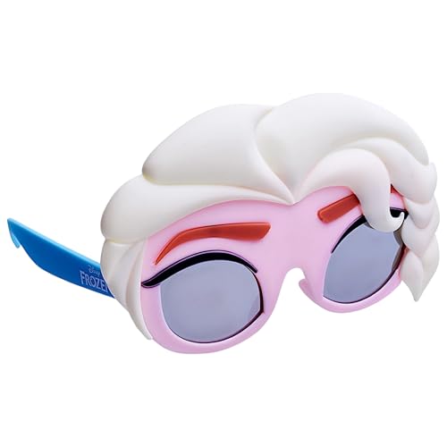 Sun-Staches Frozen Queen Elsa | Lil 'Dress Up Costume Accessory | UV 400 | One Size Fits Most Kids - Image 1