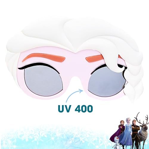 Sun-Staches Frozen Queen Elsa | Lil 'Dress Up Costume Accessory | UV 400 | One Size Fits Most Kids - Image 2