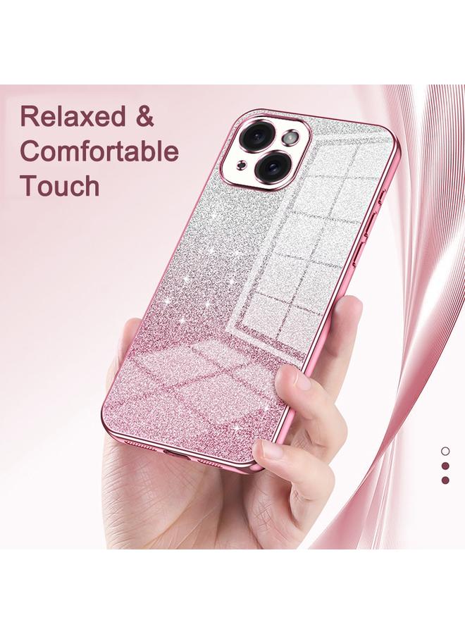 Zaboon Case For iPhone 11 Pro Max Gradient Glitter Powder Electroplated Phone Case - Image 5