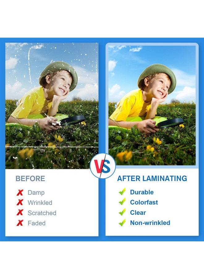 KTRIO KTRIO Laminating Sheets, Hold 11 x 17 Inch Sheet 100 Pack, Laminating Pouches 5 Mil Clear Thermal Laminating Pouches 11.5 x 17.5 inch Lamination Sheet Paper for Laminator, Round Corner  - Image 5