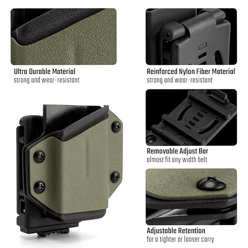 TACTICAL_GEEK TACTICAL GEEK TX1MultiTool Sheath, EDC Multi Tool Holder Holster, Adjustable Sheath with Back Clip for Belt, Multi-Tool not Included (Green) - Image 3