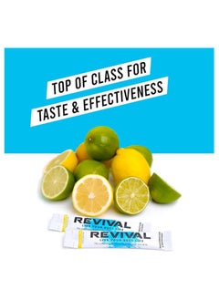 REVIVAL Revival Rapid Rehydration Electrolytes Powder - High Strength Vitamin C, B1, B3, B5, B12 Supplement Sachet Drink, Effervescent Electrolyte Hydration (Tropical & Berry Blast, 30 Count (Pack of 1))  - Image 5