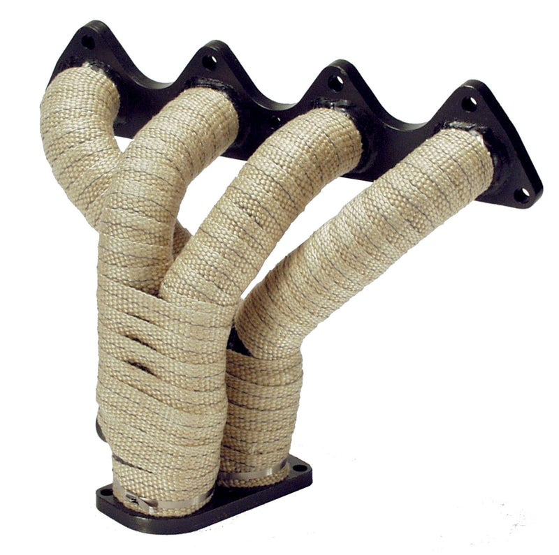 Design Engineering 010101 Tan 1" x 50' Exhaust Heat Wrap - Image 3