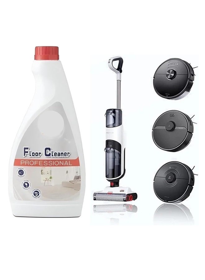 Generic - 480 ML Vacuum Cleaner Floor Cleaning Solution, Multi-Surface Cleaning Solution,Deep Cleans For Multiple Hard Floors, Suitable With All Robot Vacuums With Mopping - Image 1