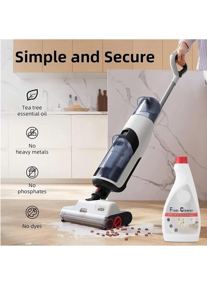 Generic - 480 ML Vacuum Cleaner Floor Cleaning Solution, Multi-Surface Cleaning Solution,Deep Cleans For Multiple Hard Floors, Suitable With All Robot Vacuums With Mopping - Image 1